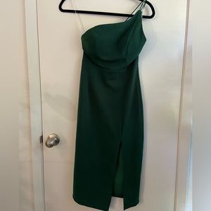 Hello Molly Green Teal Midi Dress Size S like new